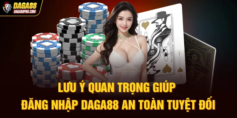 Lưu ý quan trọng giúp đăng nhập Daga88 an toàn tuyệt đối